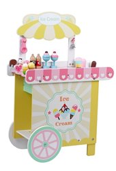 עגלת גלידה מעץ