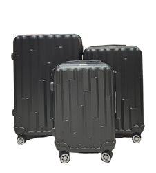 סט מזוודות LION TRAVEL דגם יגל צבע שחור