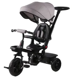 תלת אופן 3 ב 1 e-lite אפור